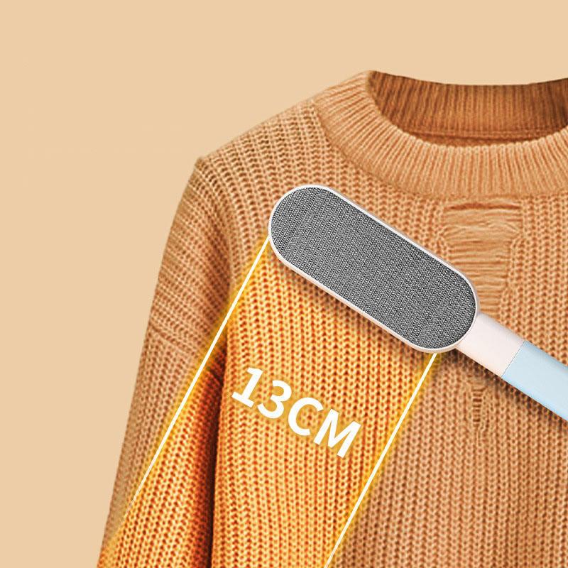 13cm lint remover brush cleaning cozy knit sweater, fur-free fabric care tool