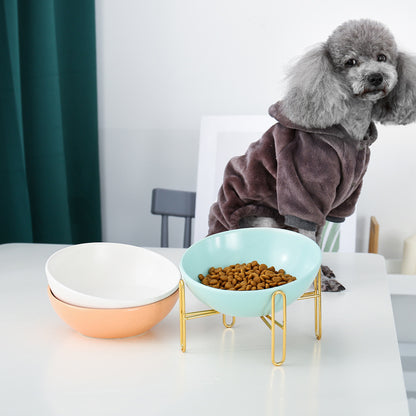 Anti-Slip Ceramic Pet Bowl — Premium Food & Water Dish for Cats & Small Dogs