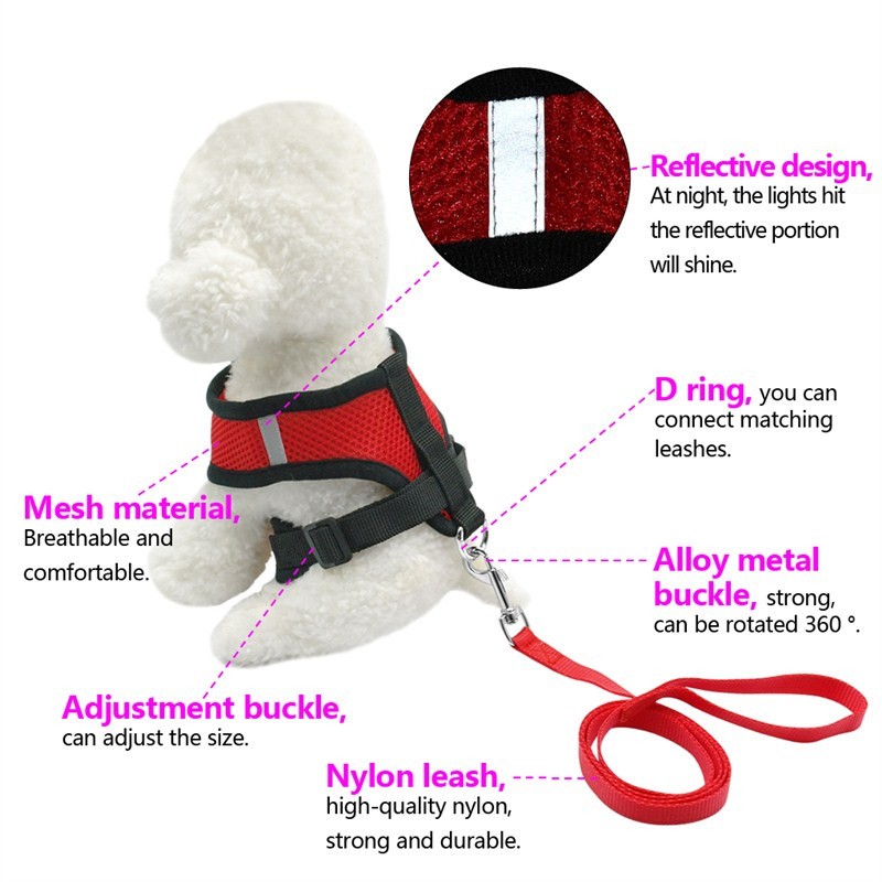 Adjustable Dog Car Seat Belt — Safety Leash Tether for Pets in Vehicles