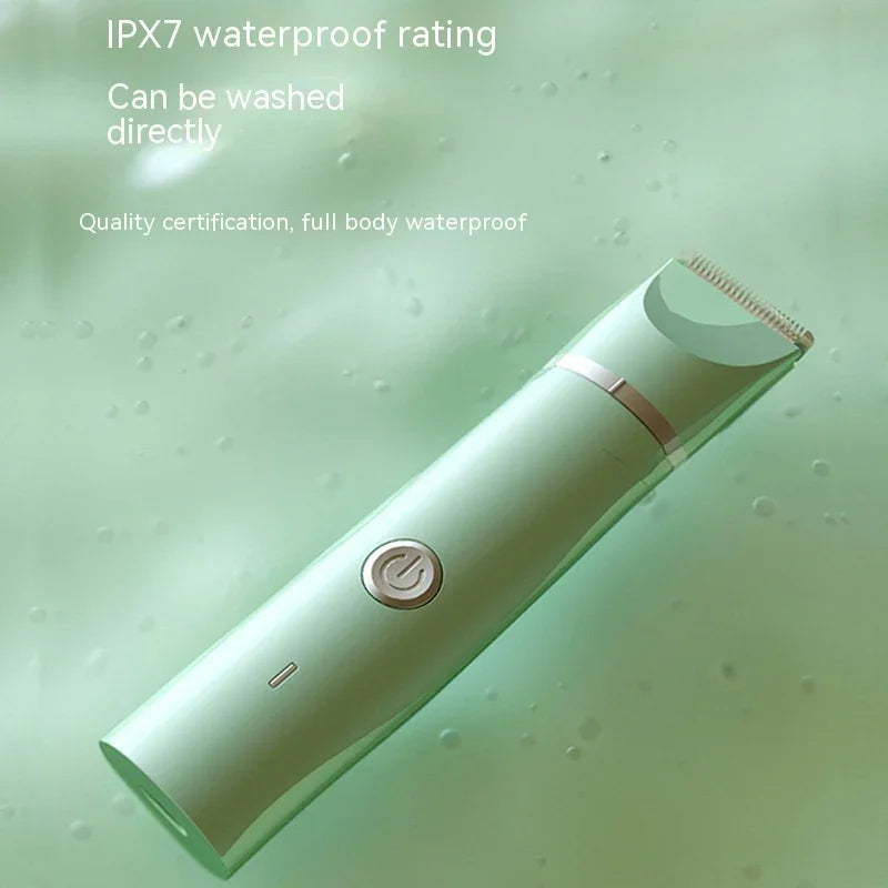 IPX7 waterproof pet grooming clipper, washable design, full body waterproof for safe use