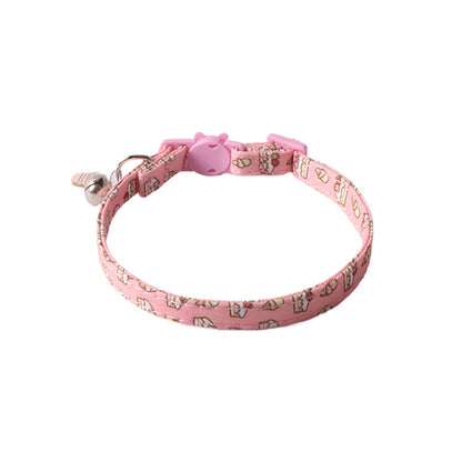 Stylish Pet Collar with Metal Buckle — Adjustable Designer Collar for Cats & Dogs