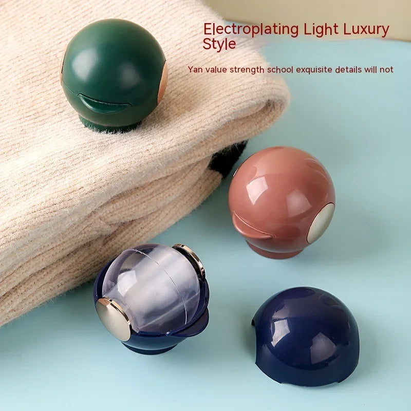 Luxury electroplating fabric shaver balls for lint removal, sleek design, multiple colors